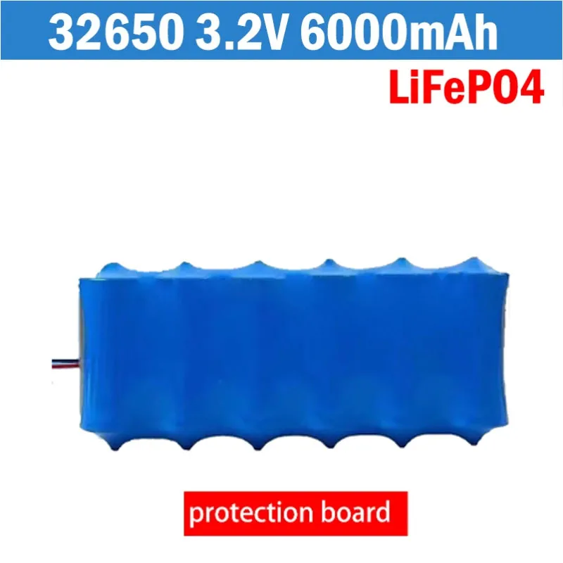 بطارية المصباح الشمسي 3.2 فولت 32650 بطارية ليثيوم حديد ذات سعة كبيرة بطارية مصباح الشارع الشمسية الكاشف مع لوحة الحماية