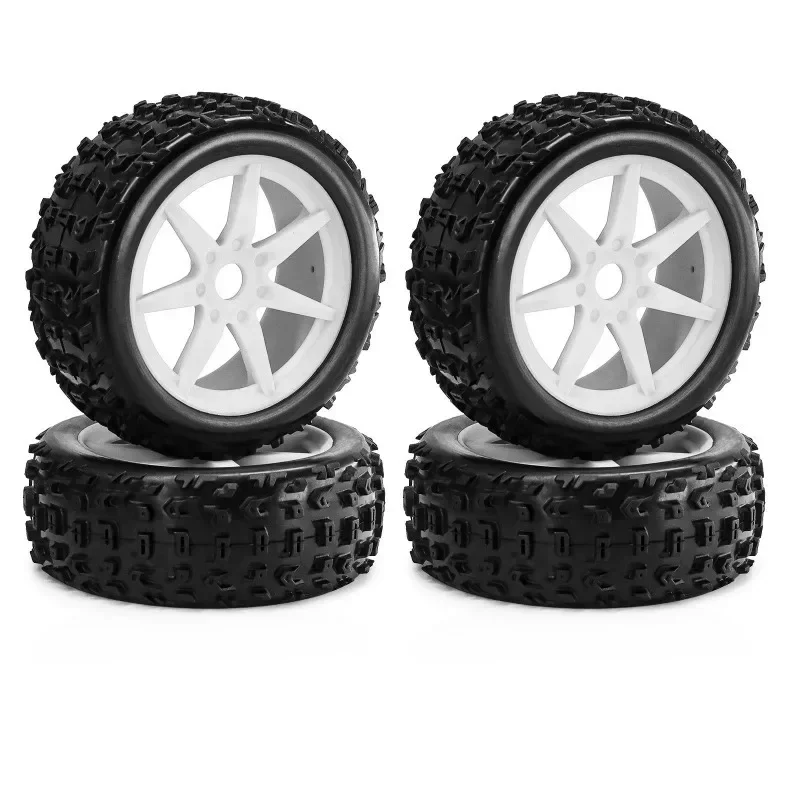 

4pcs 118mm 1/7 1/8 RC Off-Road Buggy Tires Wheel 17mm for ARRMA Kyosho RC Car