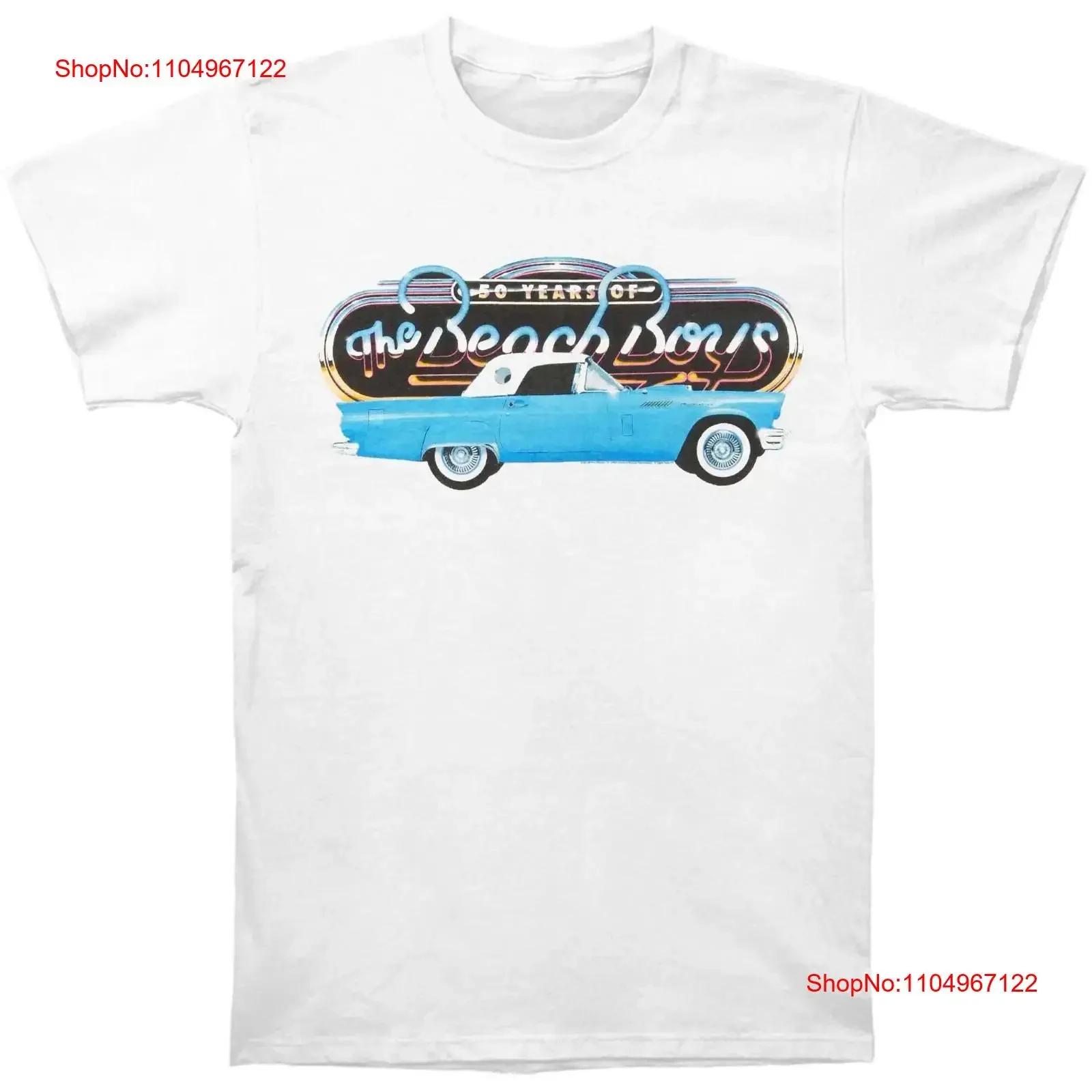 

Men's Beach Boys 50 Years Of Fun 2014 2015 Tour T shirt Medium White vintage Washed Stylish Top For Everyday Wear streetwear