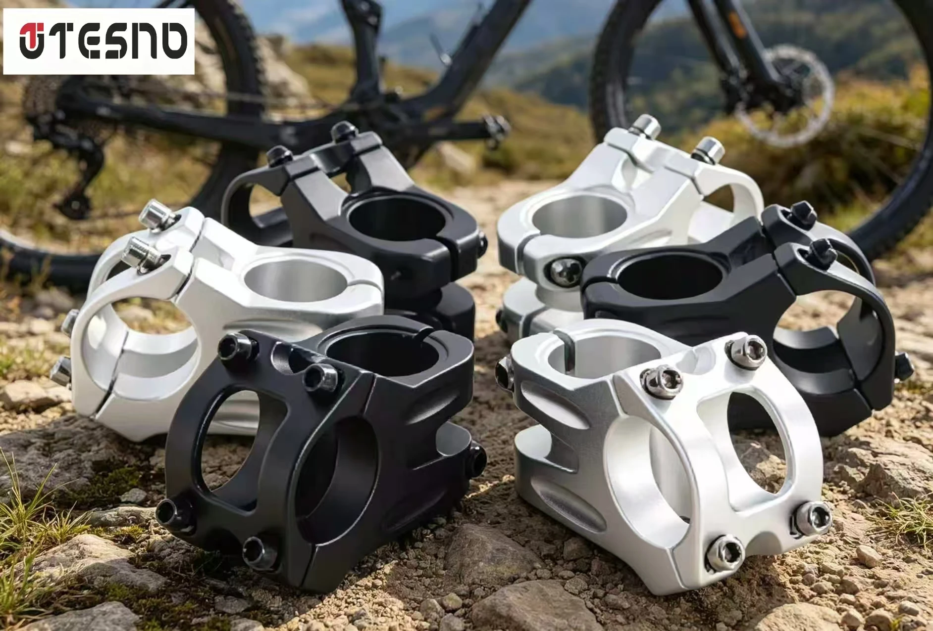 

Вынос руля TESNO MTB, ультралегкий, из алюминиевого сплава с ЧПУ, высокопрочный, короткий, 31.8×28.6 мм, для велосипедов DH/AM/XC, запчасти для велосипедов