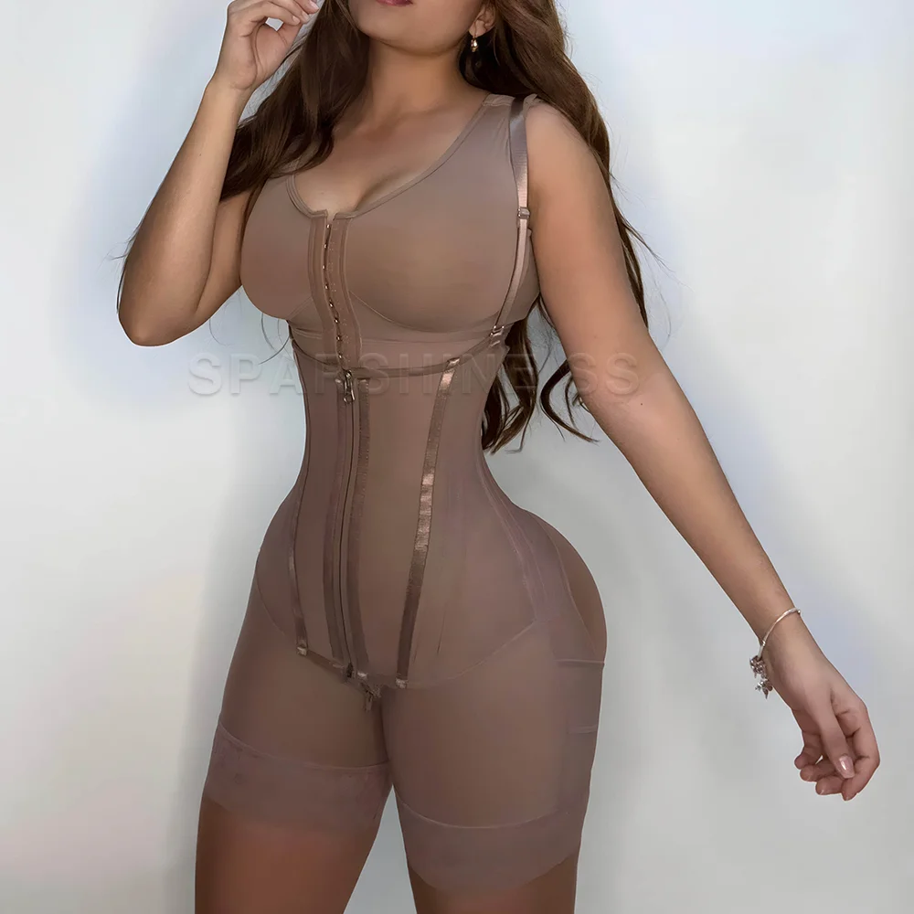 Seamless Shapewear Bodysuits para mulheres, Butt Lifter, reduzindo e Shapers, bainha plana barriga, espartilho busto aberto, Hip Enhancer Shorts