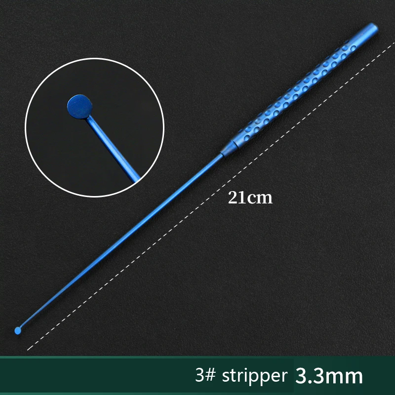 เครื่องขูดไมโครแบบตรง Neurosurgical Stripper 19ชิ้น