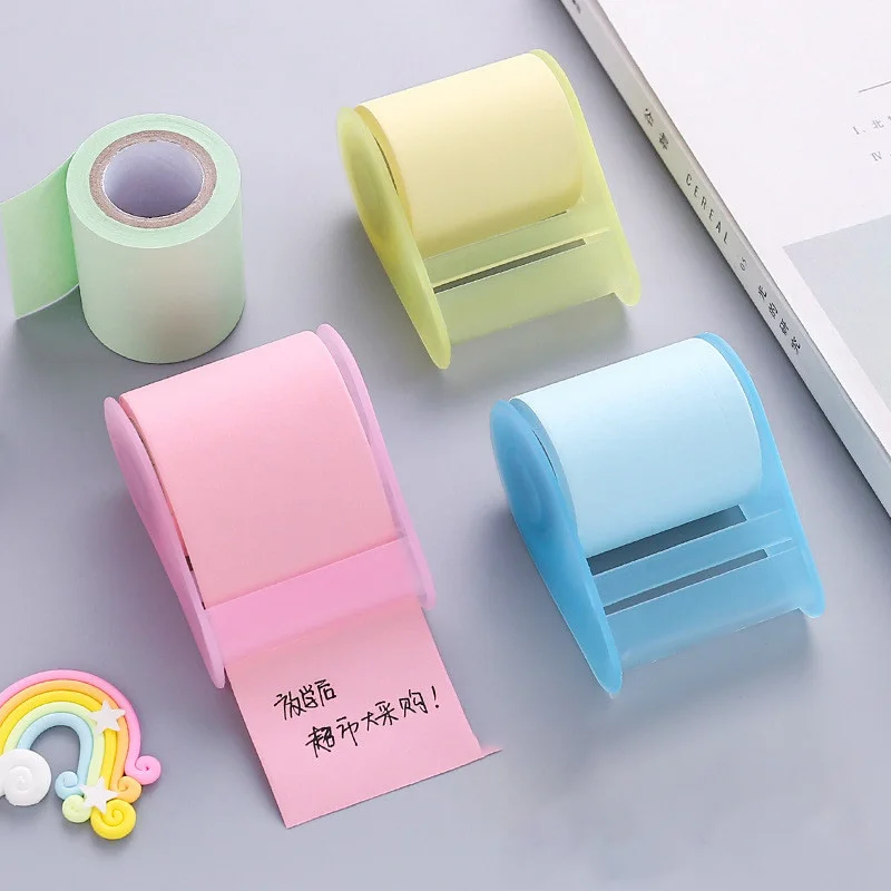 8M Creative Cute Xpress Memo Pad Sticky Notes with Tape Holder Tearable Student Message Note Paper Stickers Kids Stationery