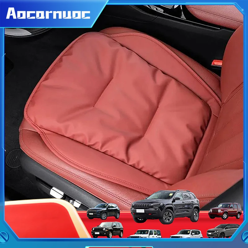 

For Jeep Wrangler Grand Cherokee Renegade Car Seat Cover Front Seat Protective Cushion Back Pad Anti-Skid Interior Chair Mats