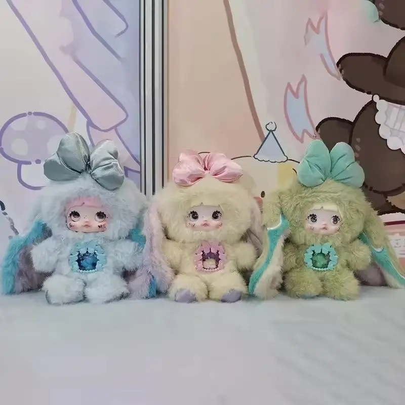 100% حقيقية Nommi V6 العالم المختلف صندوق أعمى لطيف Nommi دمية مفاجأة حقيبة الظهر قلادة الدمى أنيمي الشكل صندوق مفاجأة