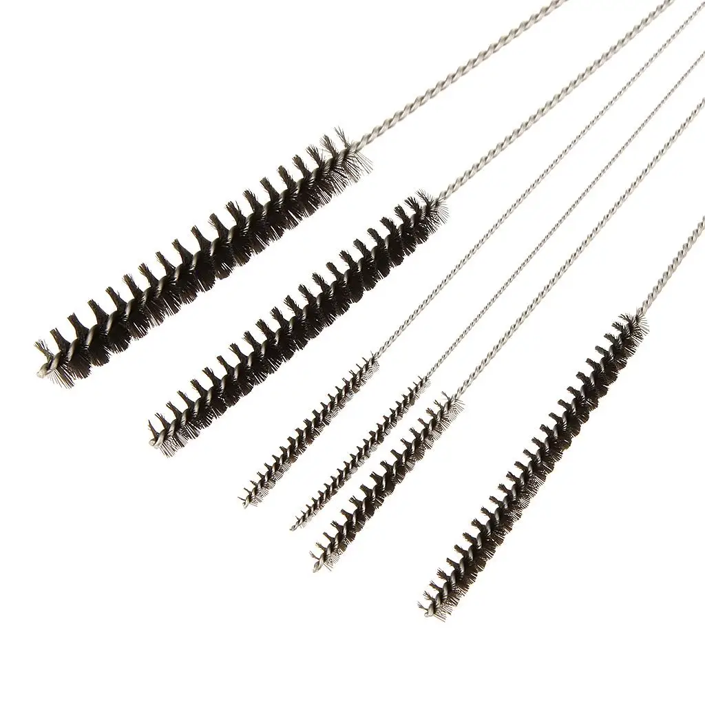 Needle Airbrush Spray Nozzle Cleaning Brush Practical Tool Lot of 10