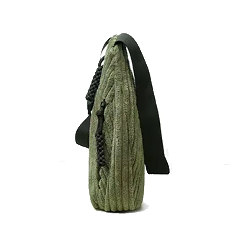 حقيبة الكتف ذات اللون المحايد للرجال والنساء، مصنوعة من مادة سروال قصير، مناسبة للسفر والنزهات. #4