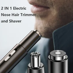 MAIZIUP Electric Nose Hair Trimmer machine Shaver Two-in-one Washable Hair Shaving Tool Portable nose and ear razor Trimmer