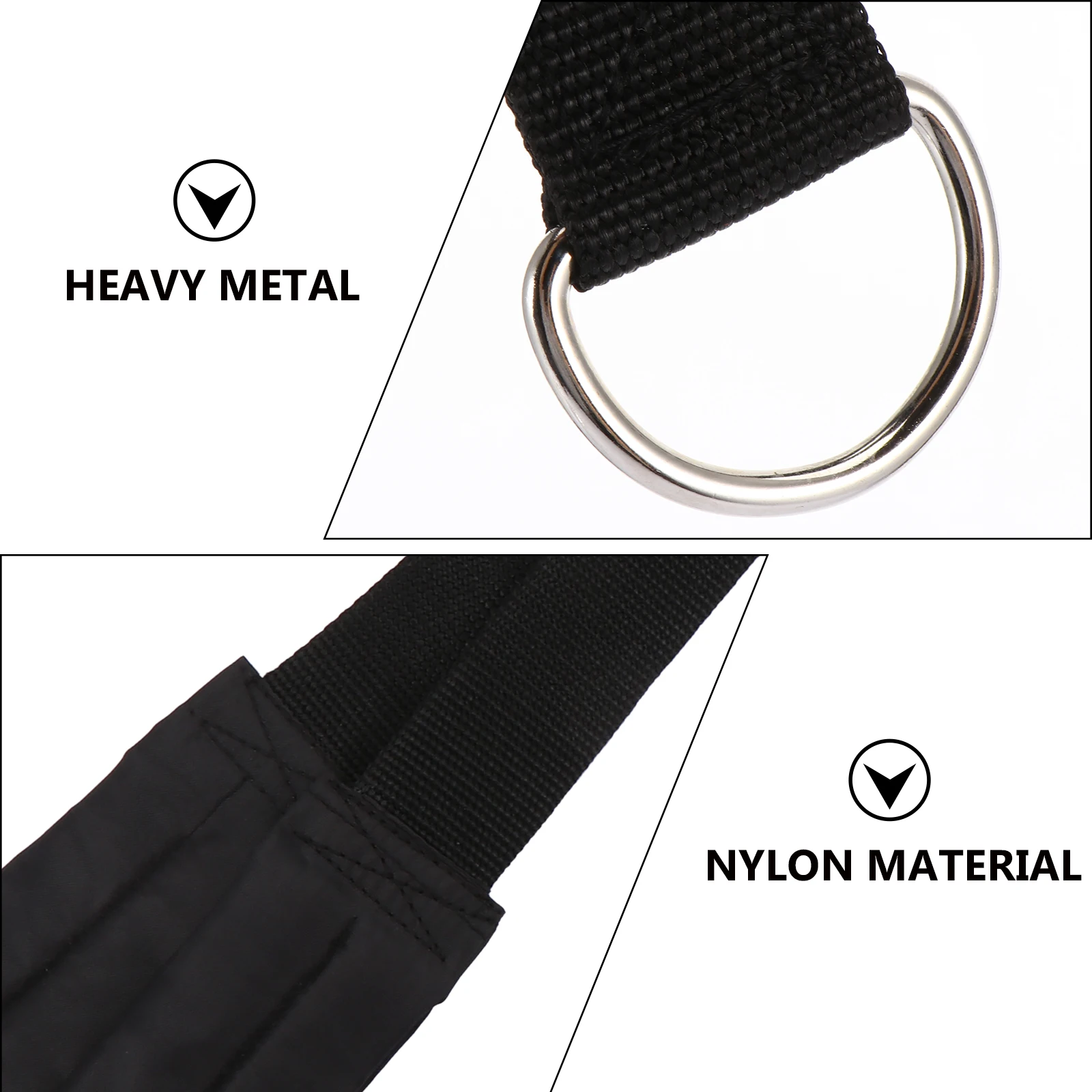 

Heavy Duty Triceps For Workout Fitness Biceps Pull Down Cable Machine Attachment Dual Grip Nylon Home Gym Exercise Equipment