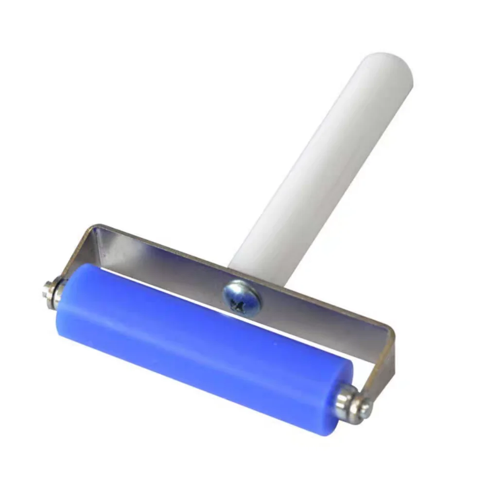 60/80/100/150mm Manual Vinyl Cleaner Tool Long Anti-static Dust Remover Sticky Silicone Roller