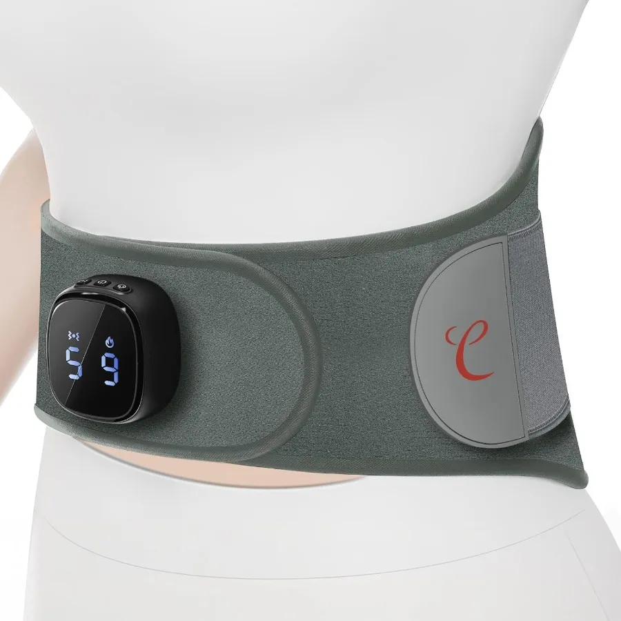 

Comfytemp Cordless Portable Heating Pad for Back Pain Relief Lower Back Massager with Heat Wireless Rechargeable 9 Heat Setting