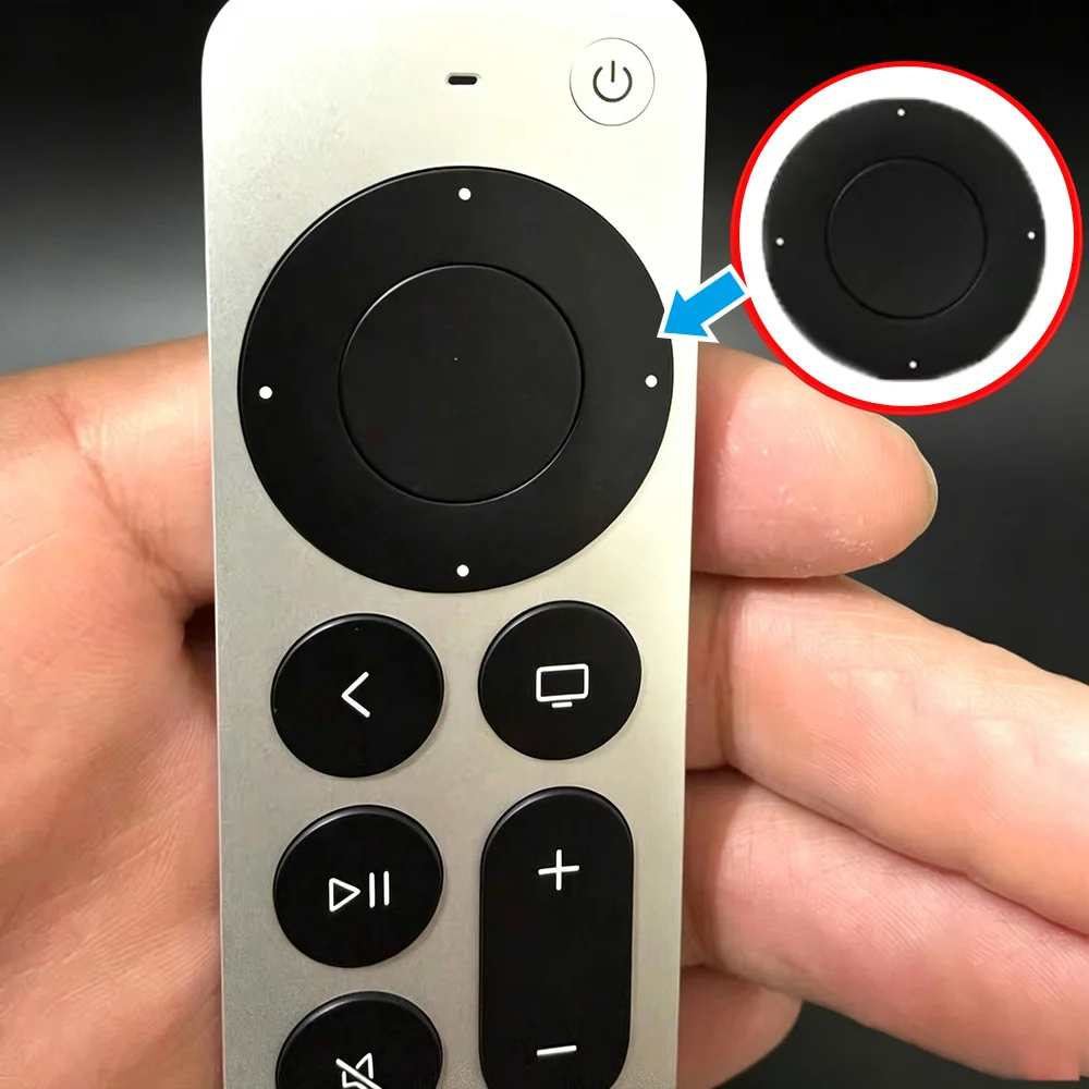 Pulled OEM Touch Clickpad Assembly W/ Flex Cable Repair Parts Replacement for Apple TV 4K 2nd & 3rd Gen Siri Remote