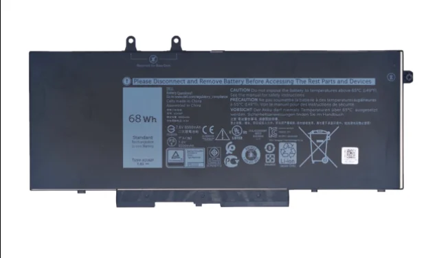 

Оригинальный аккумулятор для ноутбука 4gvmp 5H46R 9jryt C5GV2 для DELL Latitude 5400 5500 Precision 3540, аккумуляторная батарея для ноутбука