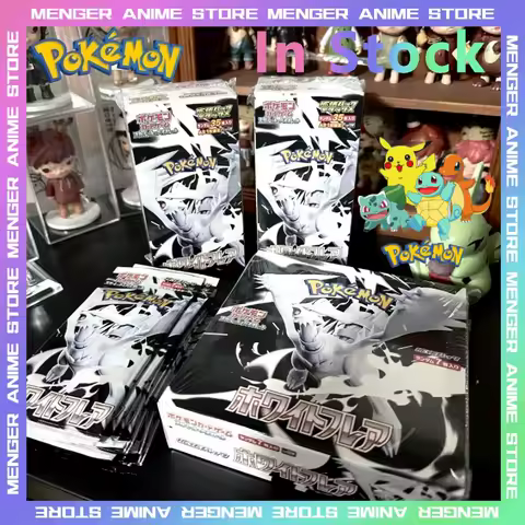 100% Original Pokemon PTCG Cards SV11B SV11W Japanese Version Gift Box Anime Zekrom Reshiram Thin Fat Booster Box Collectible