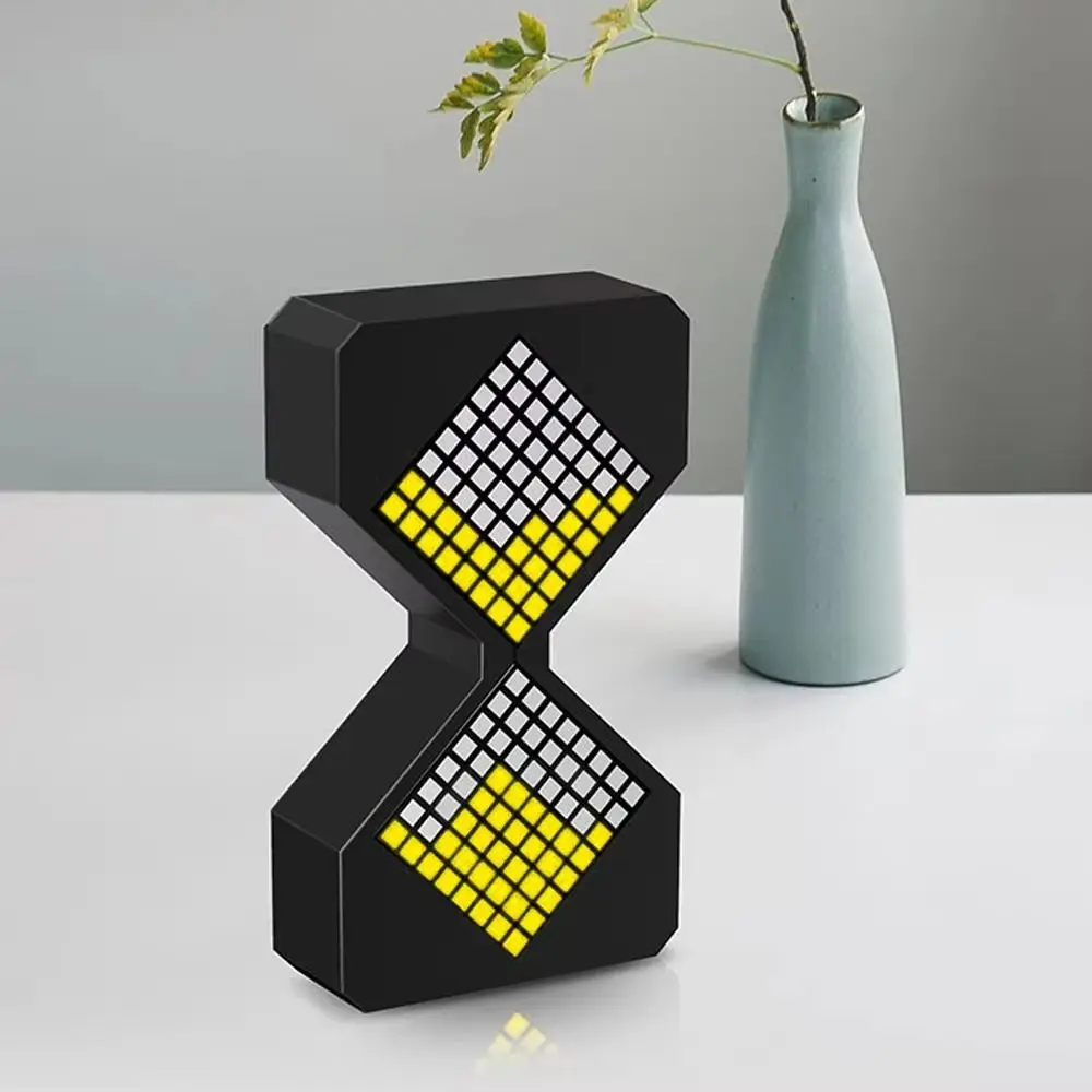 

Creative Brightness Electronic Timer Adjustment Intelligent Night Light Timing Warm Light 3D Hourglass Ornament Kitchen