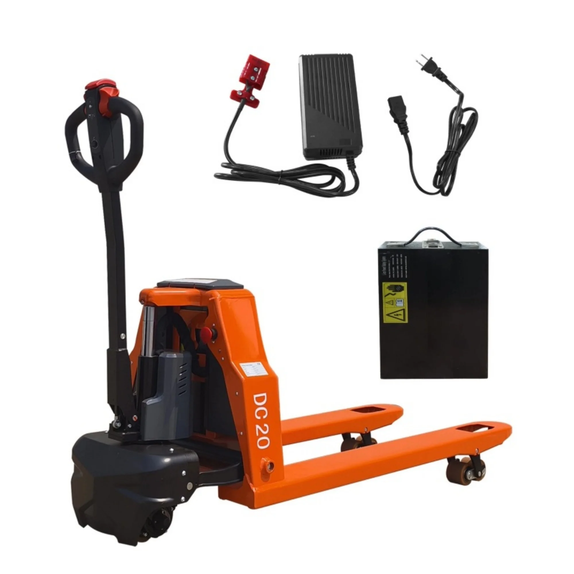 

4400LBS Fully Electric Pallet Jack w/48V Li-ion Battery 48"x27" Fork 2 YEAR WARRANTY