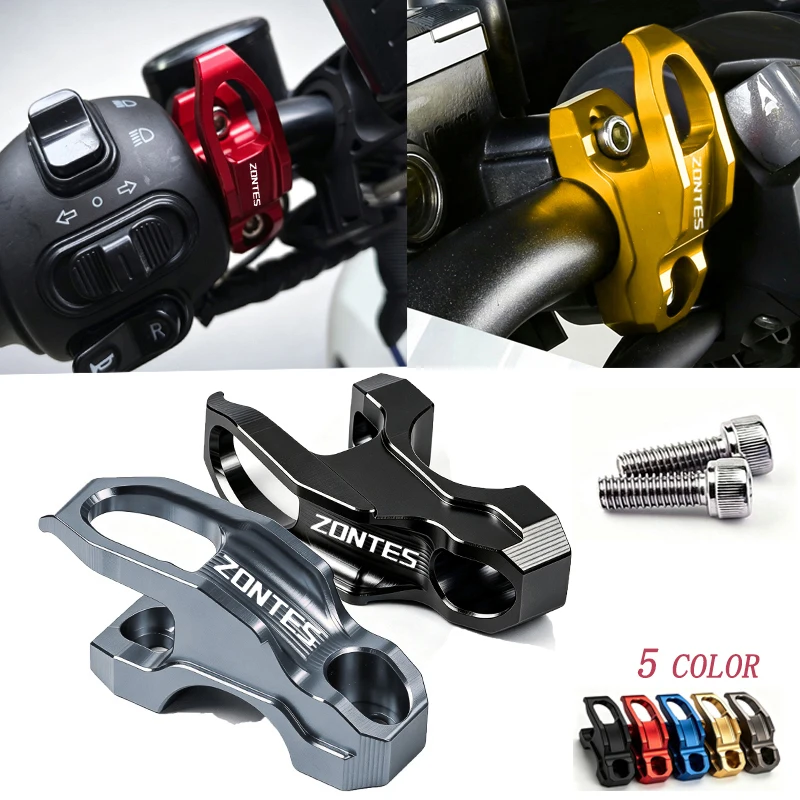 For Zontes 368G 703RR 703F 368D 368E 368M 250S 250R 310T 310VX GK350 ZT125 Motorcycle Handlebar Helmet Duffel Bag Storage Hooks