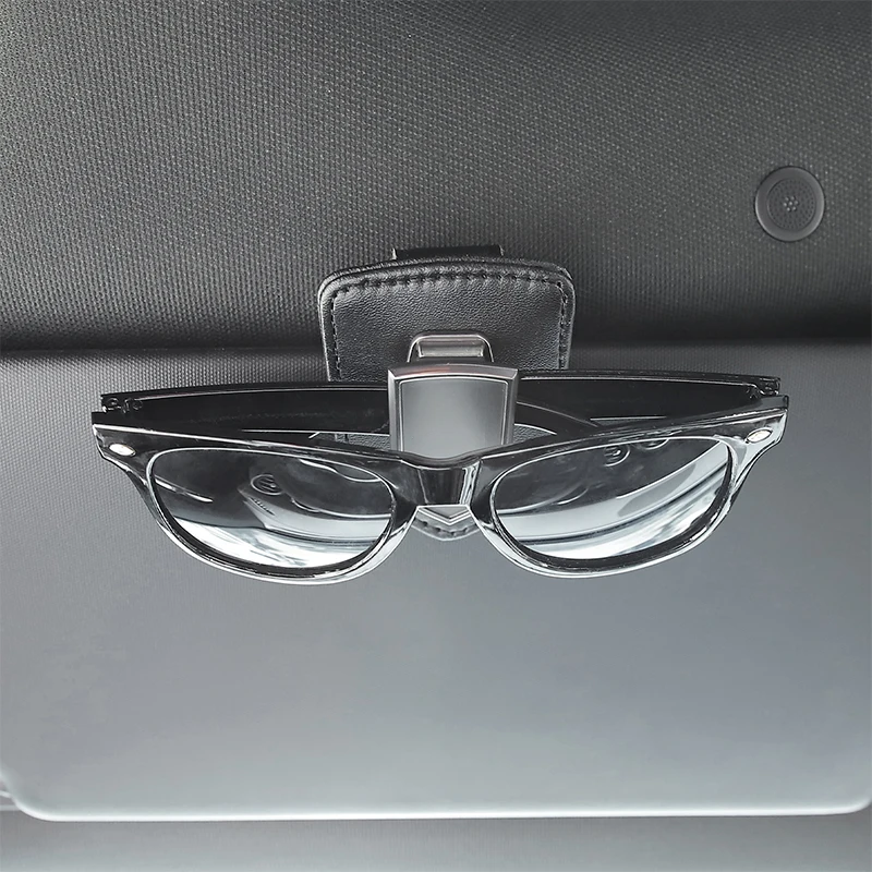 Car Mounted Sunglasses Holder Multifunctional Car Sunglasses Holder Sunglasses Case Storage Card Holder Car Accessorie Car Tools