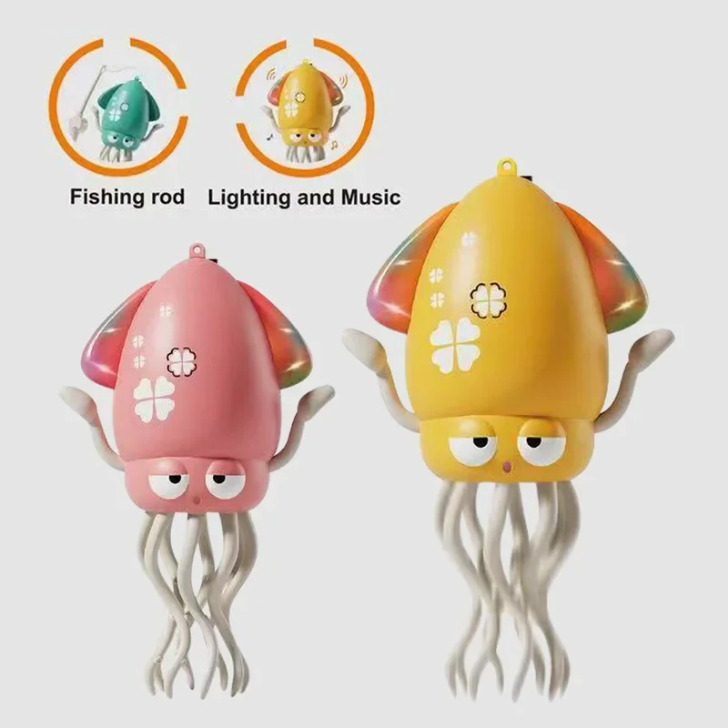 Dancing Octopus Kid Electronic Pet Toys Cartoon Interactive Development Moving Education Toddler Toy Gift Creative Birthday Gift
