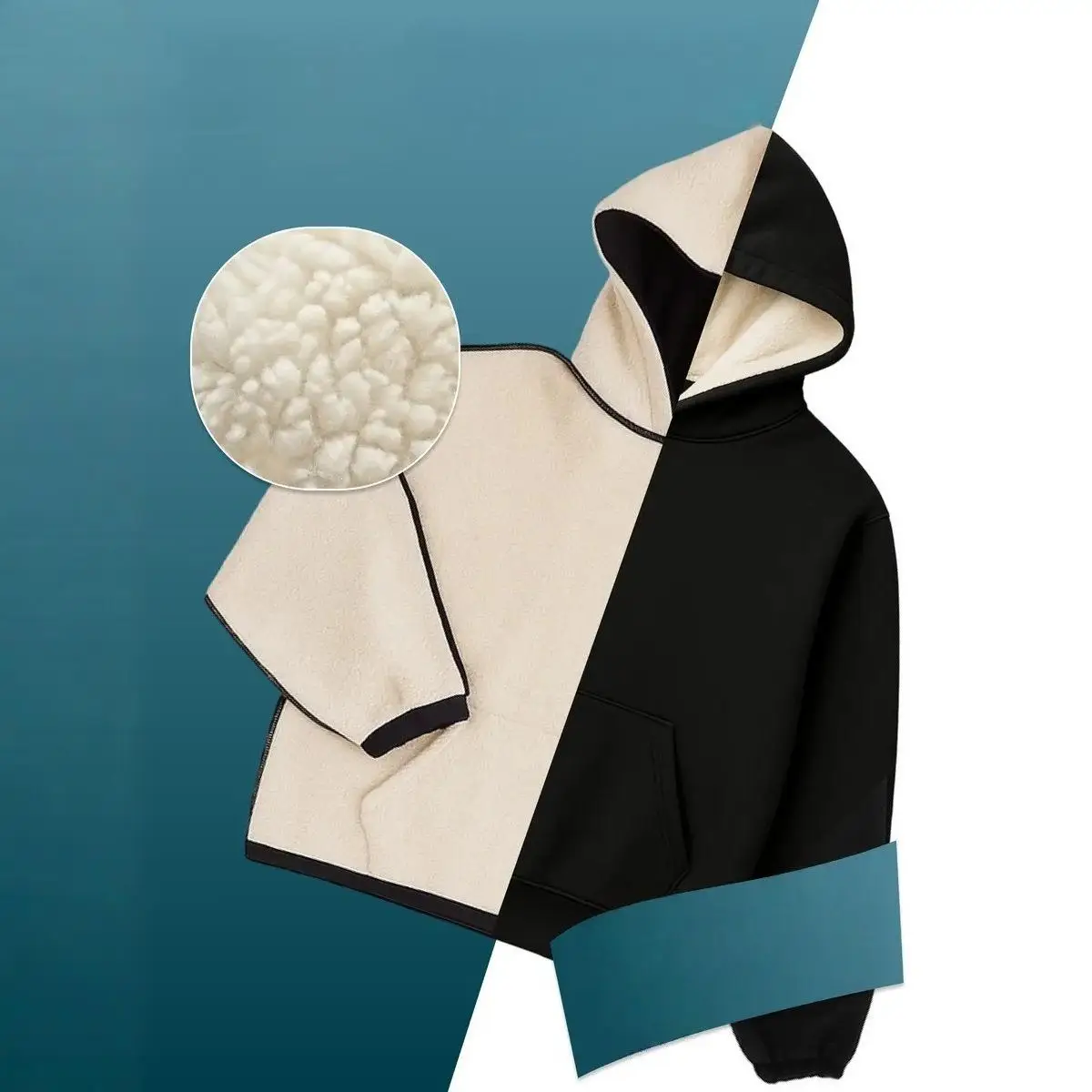 

Trendy Streetwear American Sle Hooded Slim Fit Contrast Color Open Cardigan Design High End Feeling Women's Sweater