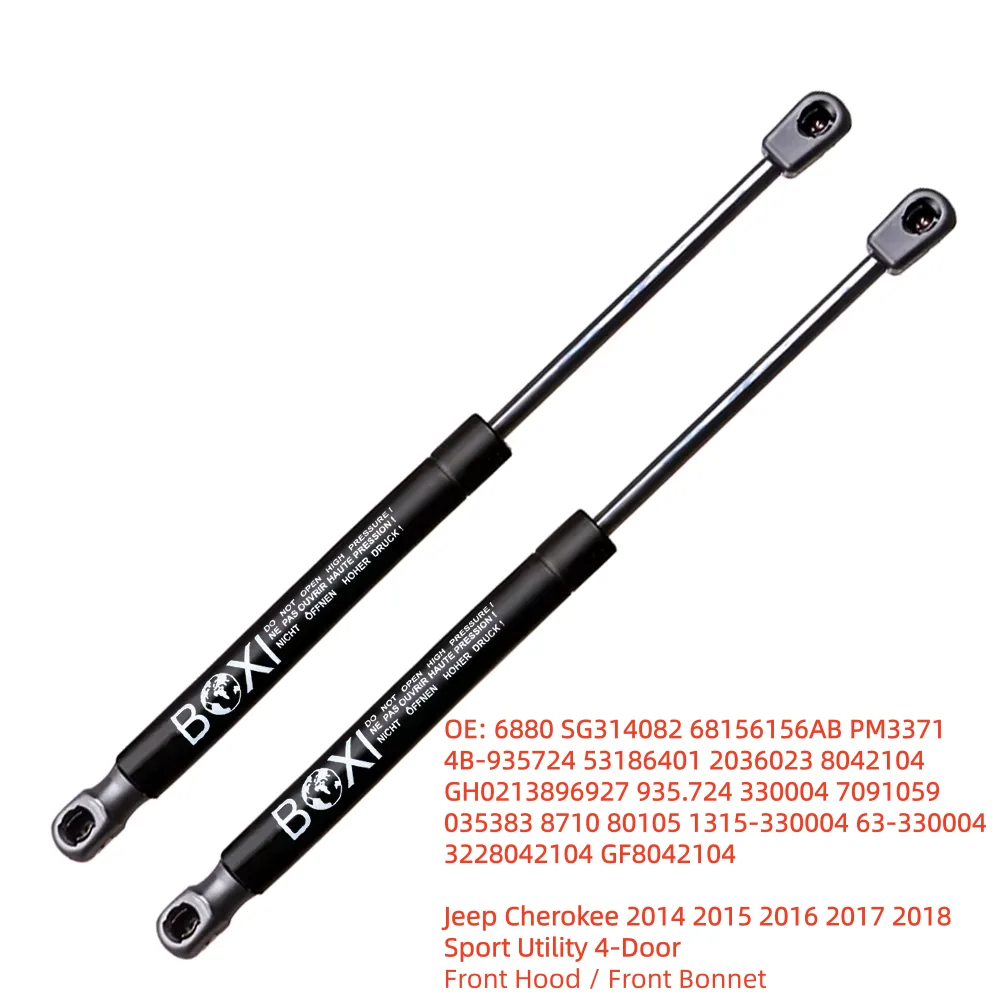 

Комплект из 2 амортизаторов капота для Jeep Cherokee 2014-2018 Sport Utility 4-дверный, SG314082, 68156156AB, 4B-935724