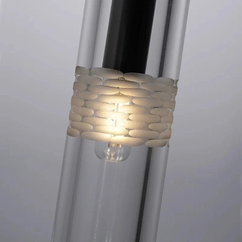 북유럽 스타일 골드 글라스 LED 샹들리에 조광 가능한 펜던트 조명 주방 아일랜드 레스토랑 및 현관용 서스펜션 조명기구