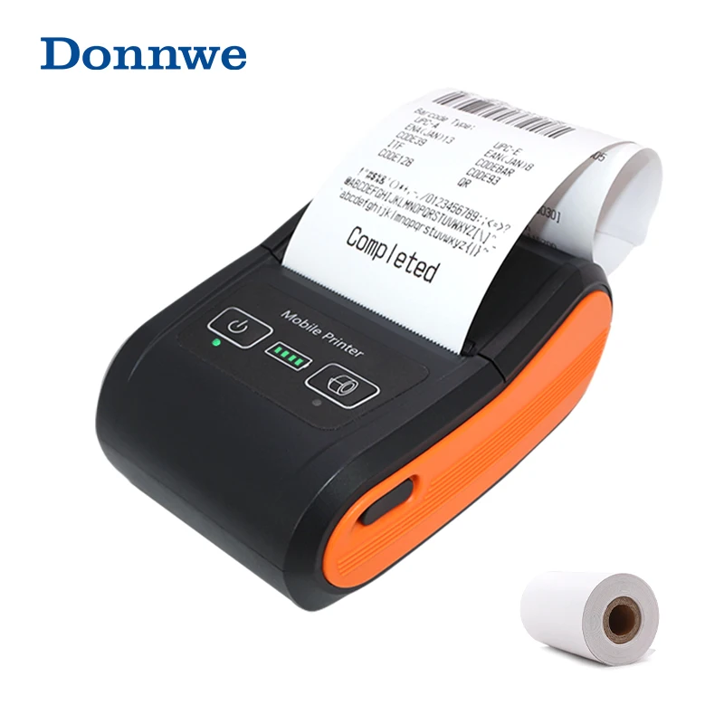 

Mini Handheld bluetooth Portable Mobile Thermal Receipt Printer Battery Powered Portable Printer Pos Printer Small Pocket Mobile