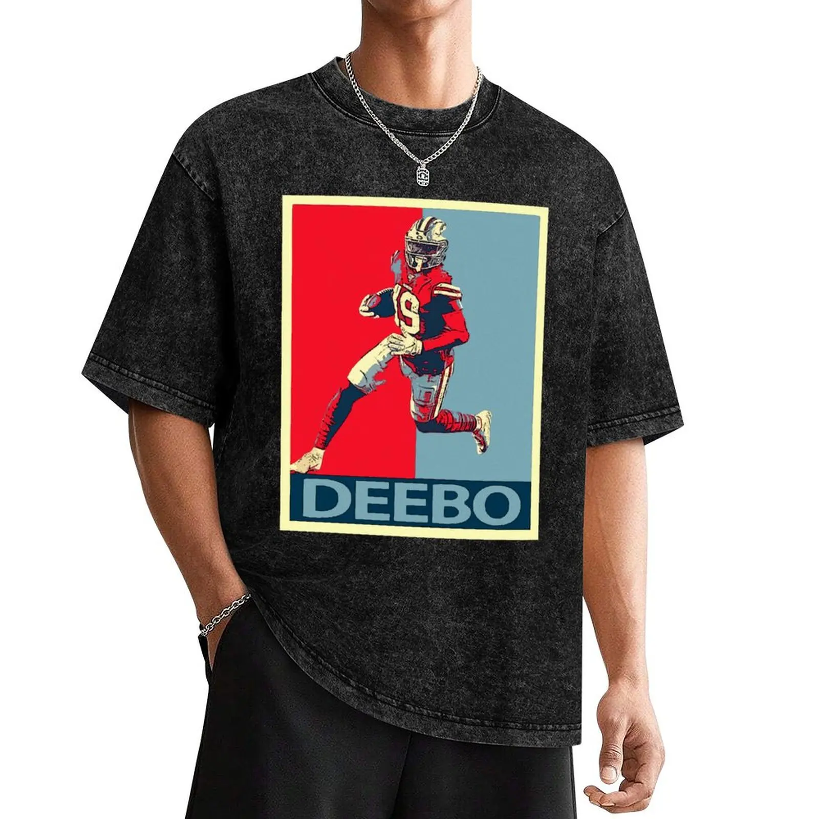 Deebo Samuel George Kittle Tshirt T-Shirt for a boy oversizeds blacks sports fans plain black t shirts men