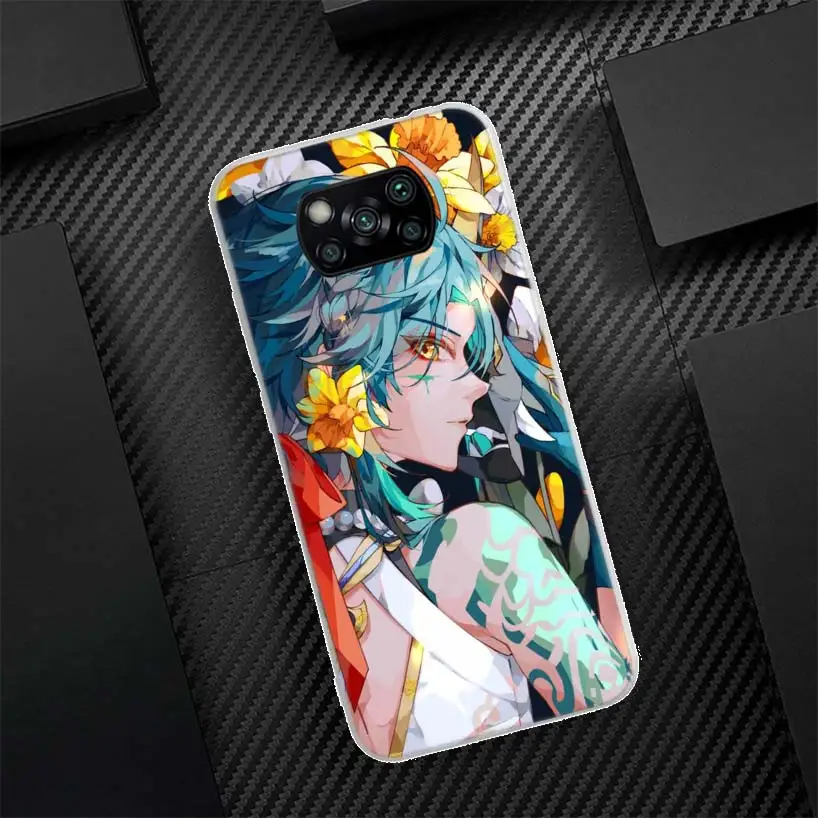 Genshin Impact Raiden Shogun Baal Silicon Call Phone Case For Xiaomi Mi 11T 10T 9T 12X 11 Lite 12 Pro 10 9 8 11i 5X 6X Ultra 5G