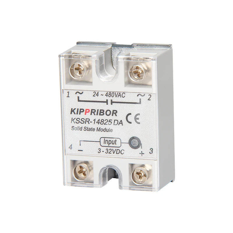 Kippribor DC 24V AC 220V KSSR Single Phase Thyristor Solid State Relay SSR Relay Modules DD DA AA 10A 25A 40A 60A 80A 100A