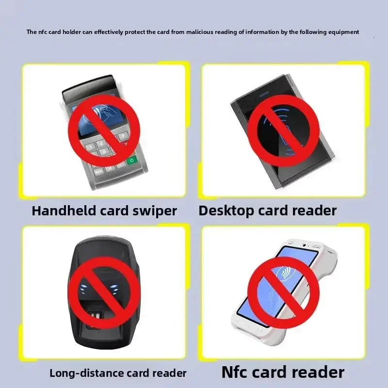5 個アルミ箔抗消磁カードカバー RFID シールドバッグ NFC クレジットカード盗難防止ブラシ ID カード抗消磁カバー