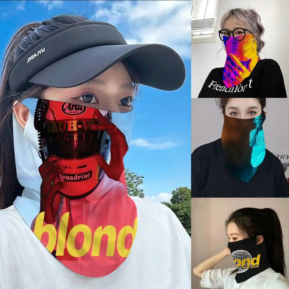 F-Frank-Ocean Dreamy-Alternative Hochelastische Atmungsaktive Gesichtsmaske, Halswärmer, Schlauchschal für Motorrad, Ski und Outdoor-Aktivitäten