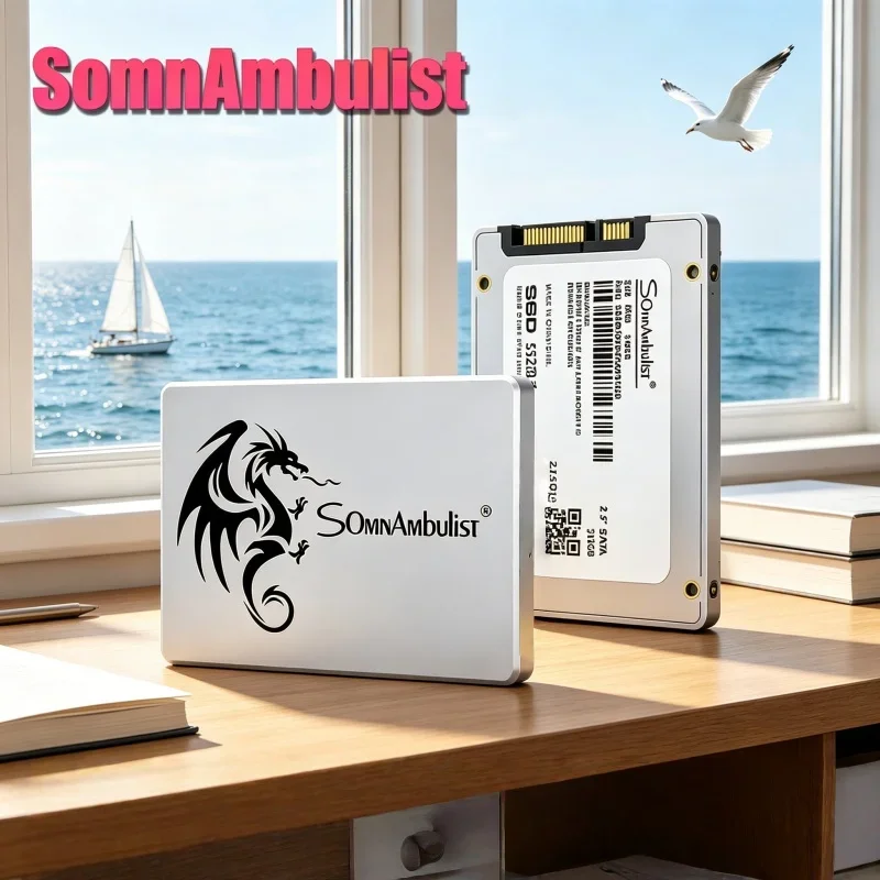 

High Speed SomnAmbulist SATA3 SSD 120GB-480GB Stable Reliable Internal Solid State Drive Laptop Desktop PC Upgrade Storage Disk