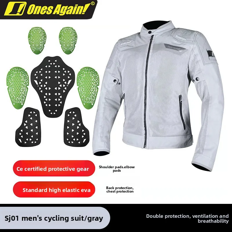 

Motorcycle Cycling Clothing Spring and Summer Anti-drop Clothing Knight Equipment Racing Four-season Mesh Breathable Pull Suit