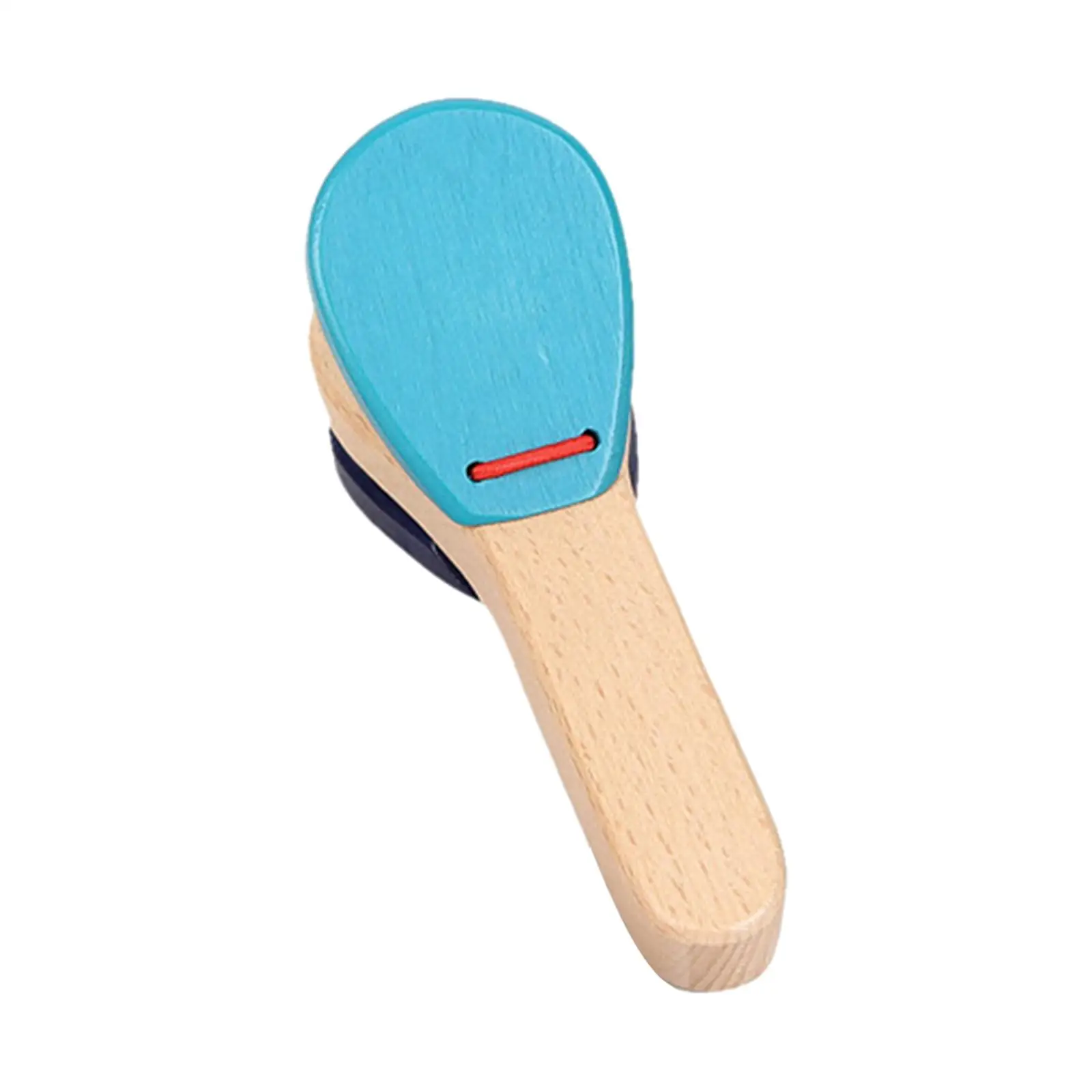 Castanets de dedo para niños y niñas, instrumento Musical de ritmo, juguete educativo para la primera infancia, Castanet Clapper de madera