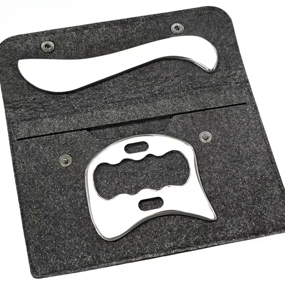 

Stainless Steel Gua Sha Massage Tools Muscle Scraper Tool,Graston Tool Set for myofascial Release,Scar Tissue Massager for Back
