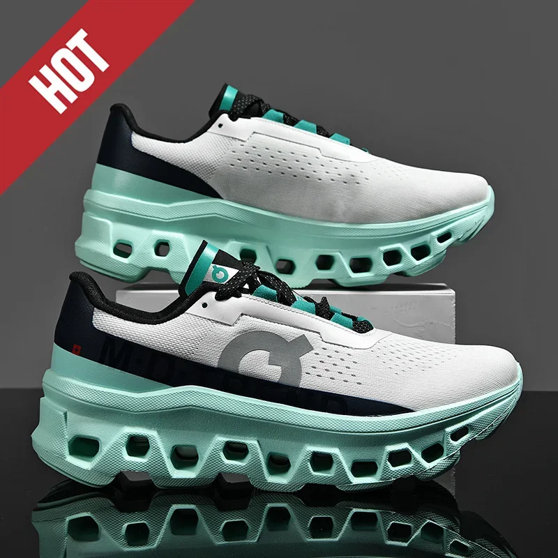 Zapatillas deportivas para correr Marathon para hombre, zapatillas deportivas informales cómodas y transpirables con cojín de aire para senderismo al aire libre