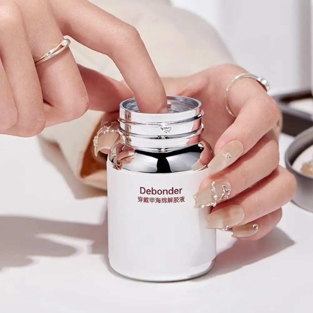 Glue Remove Liquid Nail Debonder Magic Remover Fake Nails Rhinestone Fast Clean Nail Degreaser For False Nail Tips W4M0