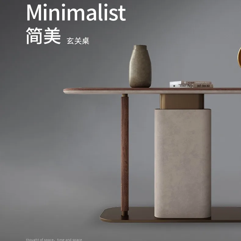 Solid wood entrance table