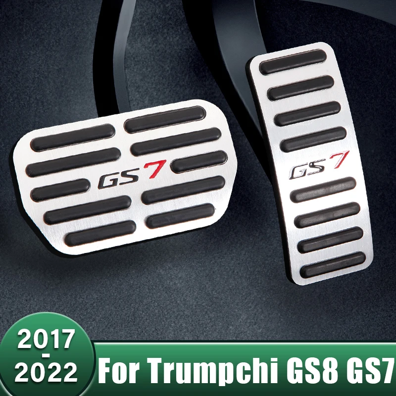 

Aluminum Car Footrest Pedal Accelerator Fuel Brake Pedals Cover Accessories For Trumpchi GS8 GS7 2017 2018 2019 2020 2021 2022