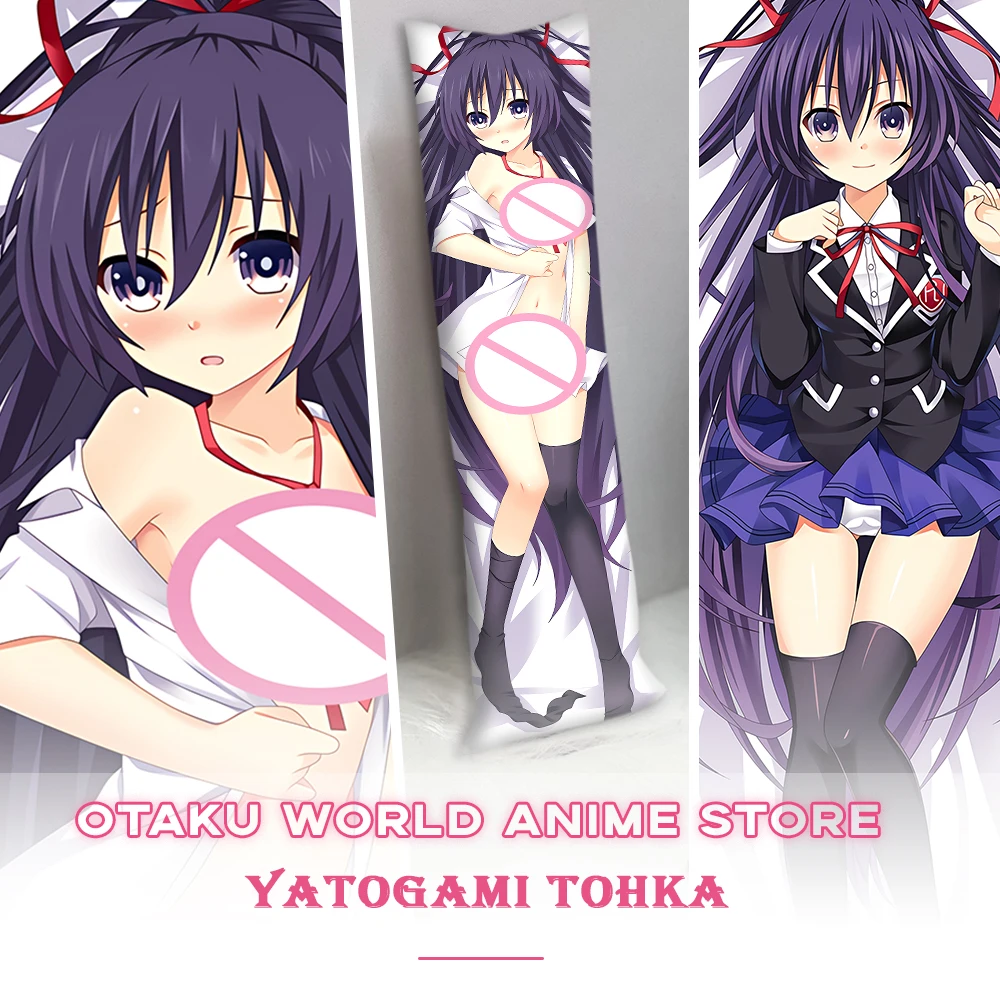 

Date A Live Yatogami Tohka Anime Dakimakura Pillowcase Kawaii Otaku Custom Cushion Cover Double-Sided Printed Pillow Covers