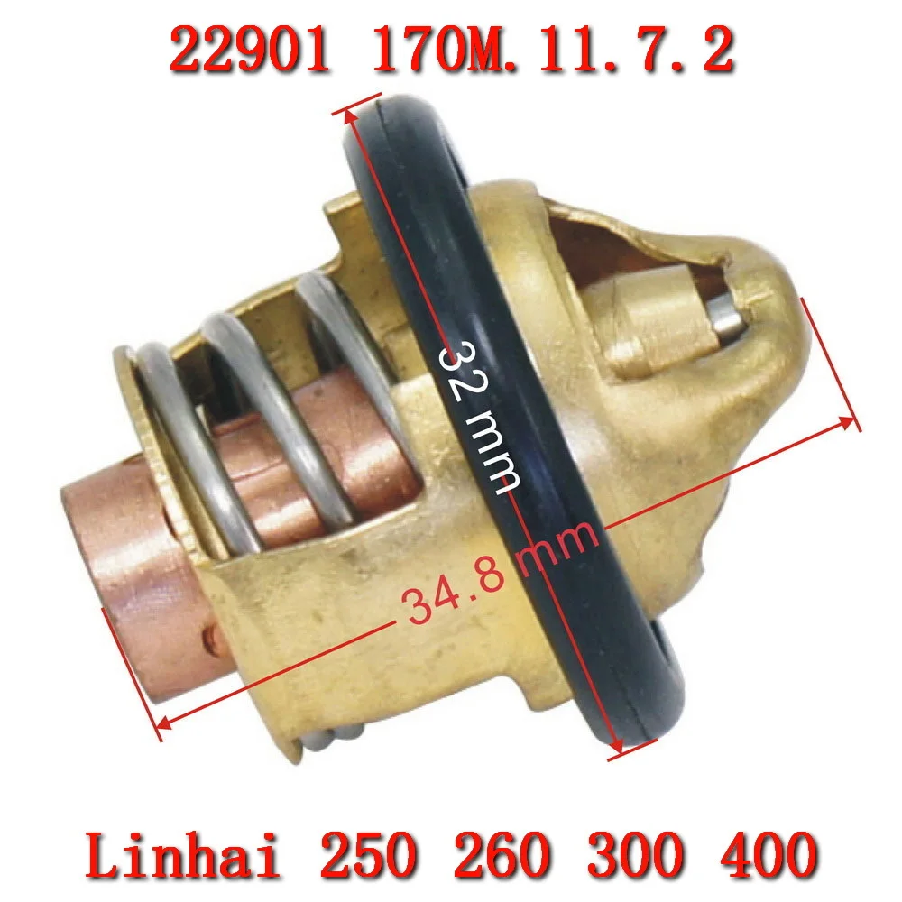 Linhai 250 260 300 400 Thermostat 170M.11. For CF Moto Yamaha YP250 LH170MN Linhai VOG 250-300cc engine