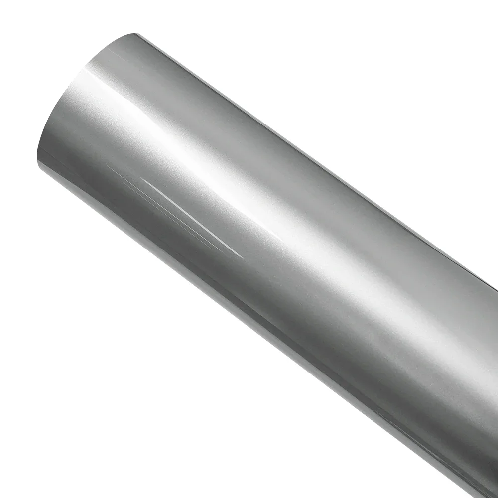 سيارة التفاف الفينيل فيلم السائل المعادن Stellar الفضة فقاعة الحرة ملصق PET السيارات الجسم ملصق ذاتي اللصق اكسسوارات السيارات #3