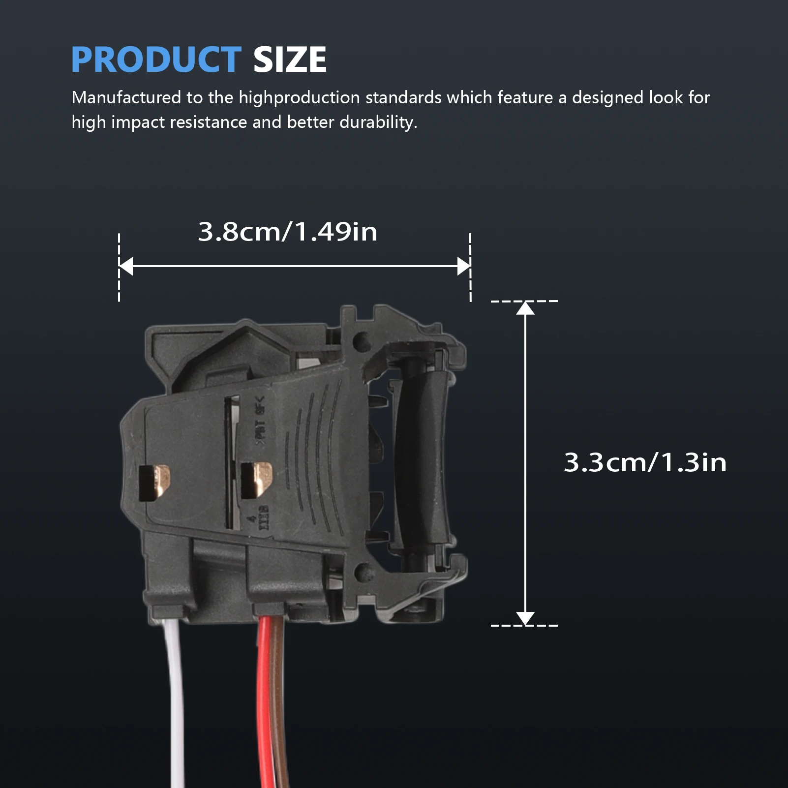 Pack of 2 H7 Low Beam Bulb Sockets with Ford Focus MK2 MK3 Headlight Bulbs Lamp Holder Compatible with 20 cm Long Cable