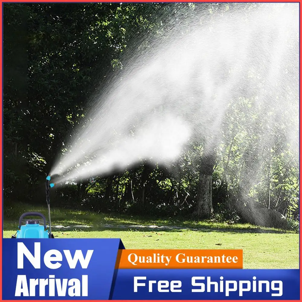 

Электрический опрыскиватель на 5 л с 5 распылительными насадками, работающий от аккумулятора, с регулируемым плечевым ремнем, для полива газонов и сада