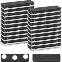 Design Name Tag Magnets ( 4.5x6.3cm), Name Tag Magnet Backs  Extra-Strong Neodymium Magnets for ID Badge