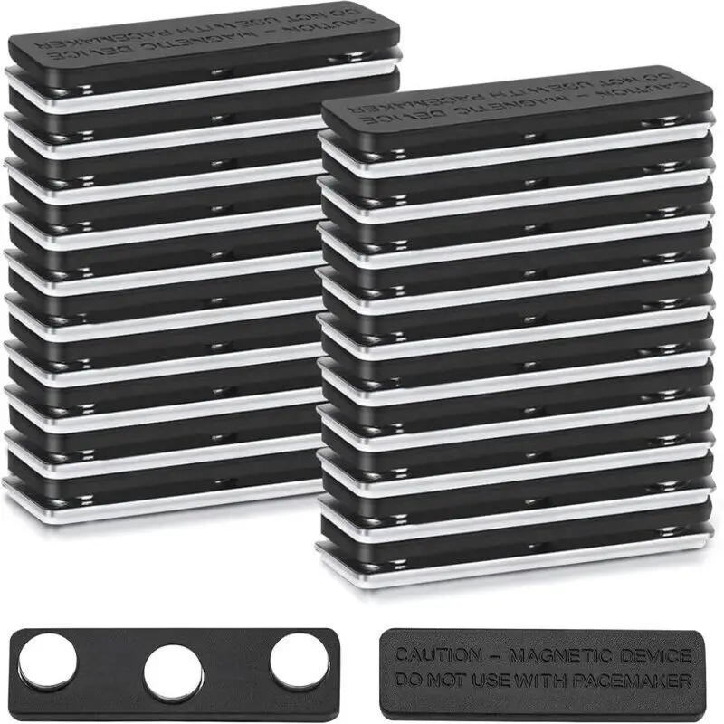 Design Name Tag Magnets ( 4.5x6.3cm), Name Tag Magnet Backs  Extra-Strong Neodymium Magnets for ID Badge