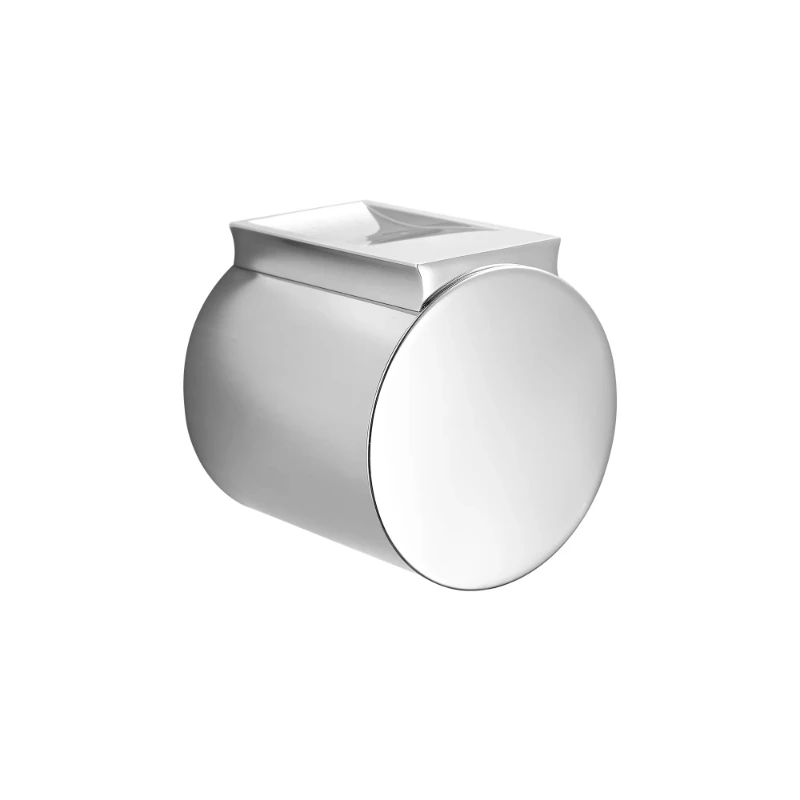 

Stainless steel roll box toilet tissue holder perforated toilet paper holder tissue box