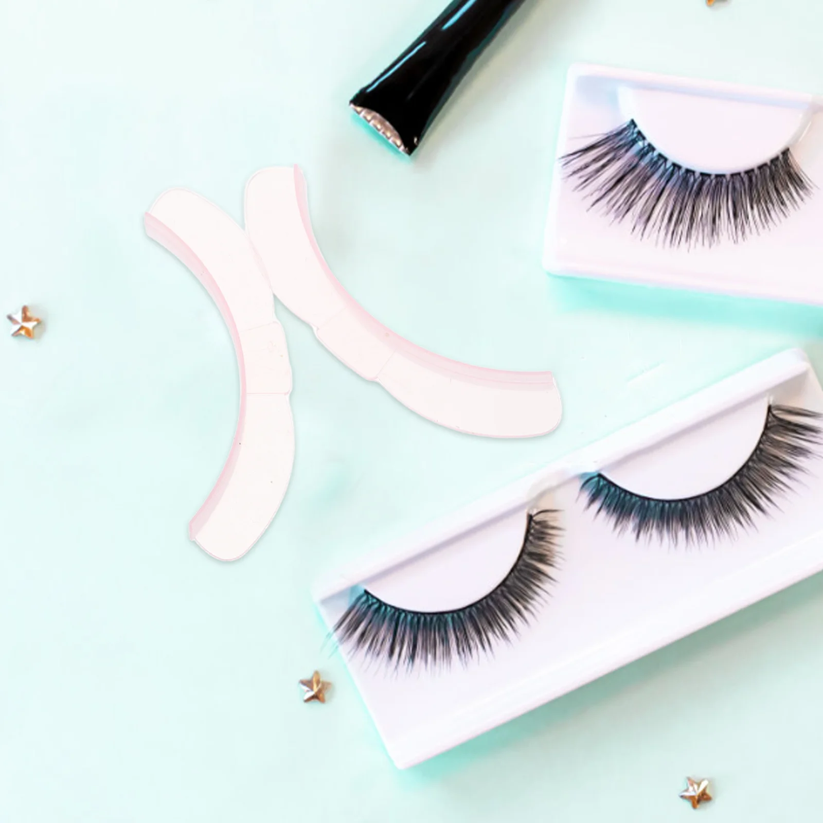 

2Pcs Eyelash Lift Silicone Pads Butterfly-Shaped Protein Lash Reusable Lash Lifting Shields for Salon and Home