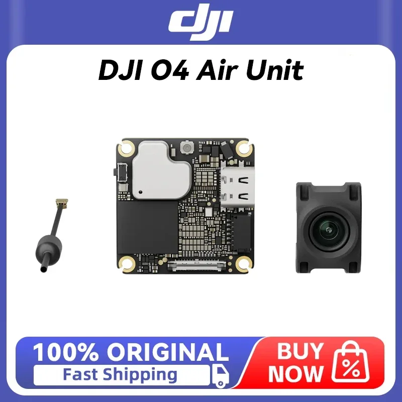 DJI O4 Pro Air Unit for FPV Drones - Records 4K/60fps, Transmits 1080p/100fps Real-Time HD Video for VR Series
